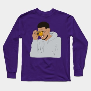 Devin Booker Phoenix Basketball Camera Flash Mercury Game Long Sleeve T-Shirt